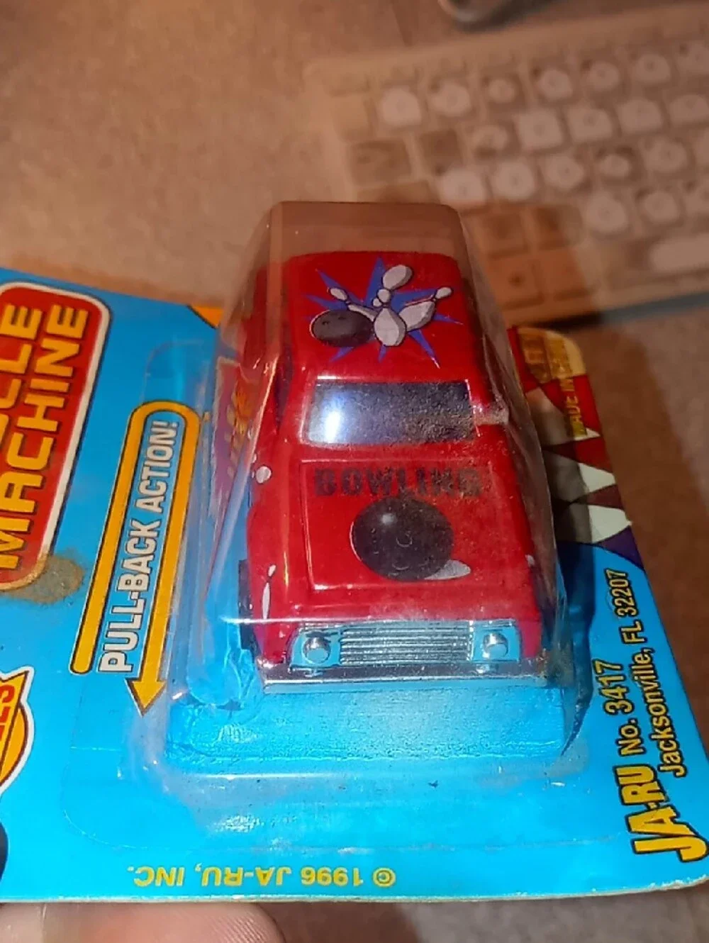1996 4 Styles Muscle Machine Pull-Back Action Kids Toy Car In Original Package